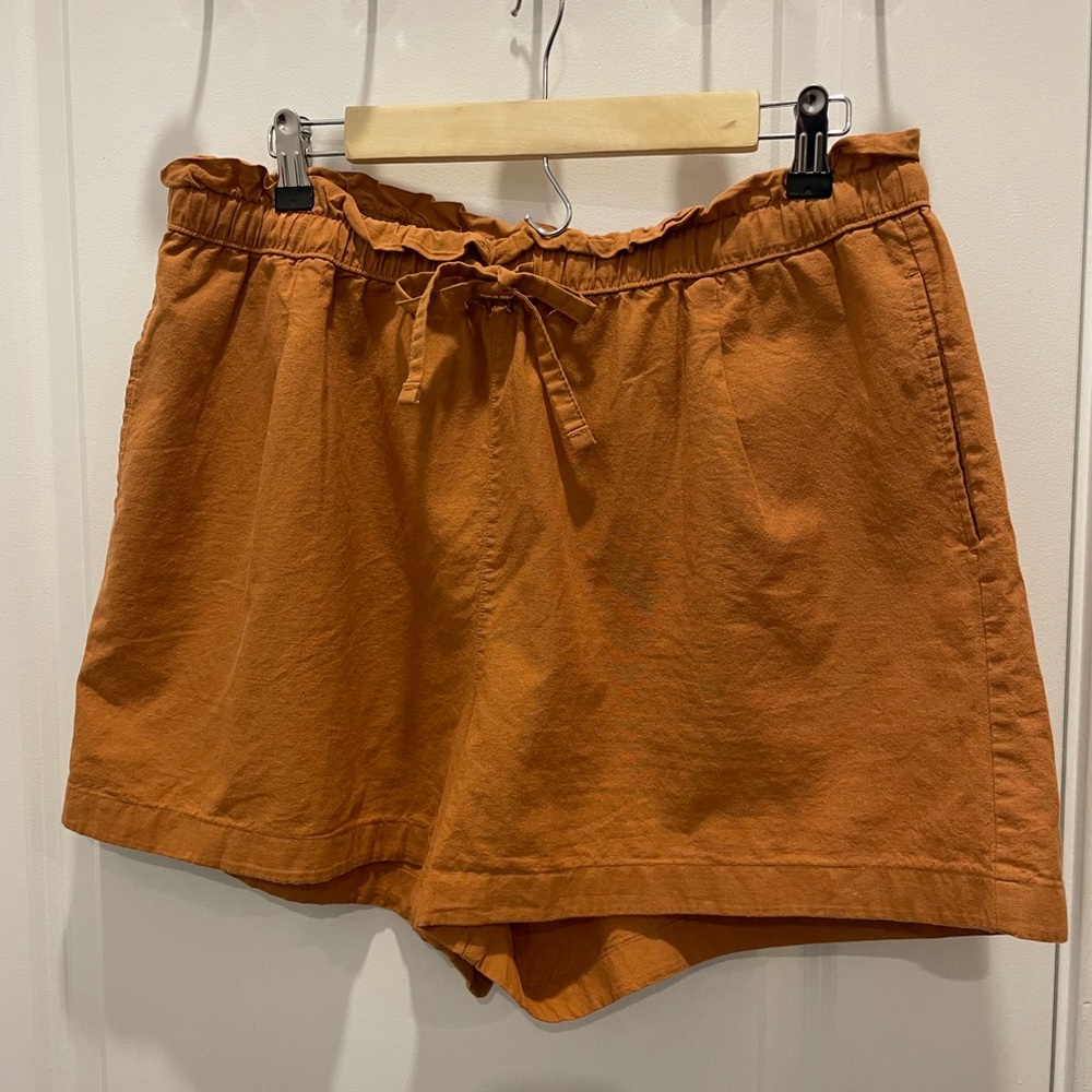 Shorts Linen Cotton Relaxed fit Uniqlo size XL American OBO
